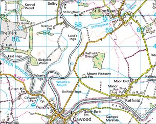 Kelfield map