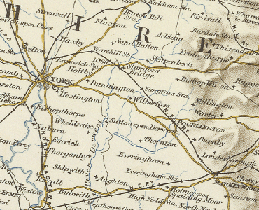 Wilberfoss map